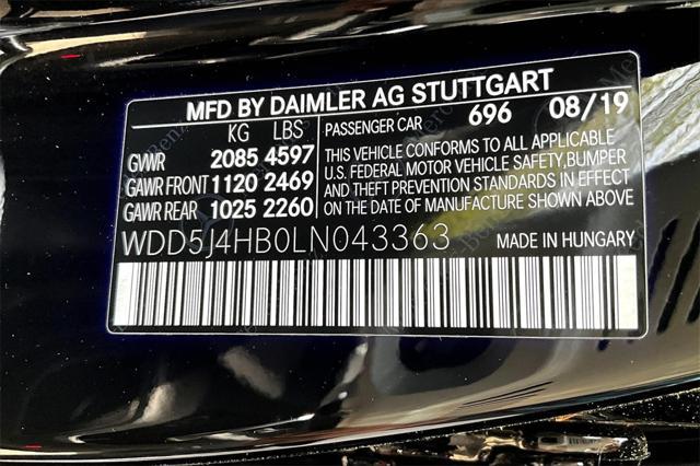 used 2020 Mercedes-Benz CLA 250 car, priced at $28,822