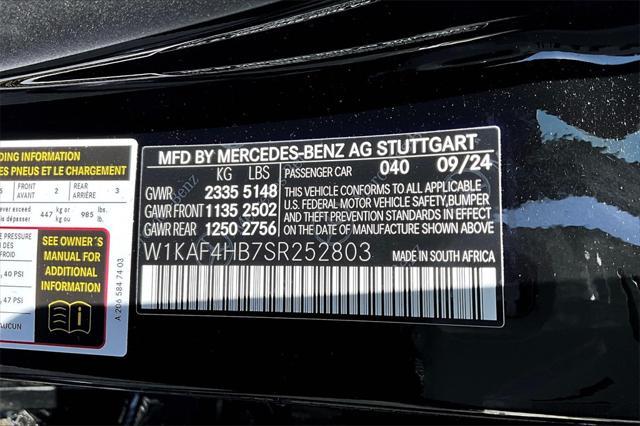 new 2025 Mercedes-Benz C-Class car, priced at $52,050