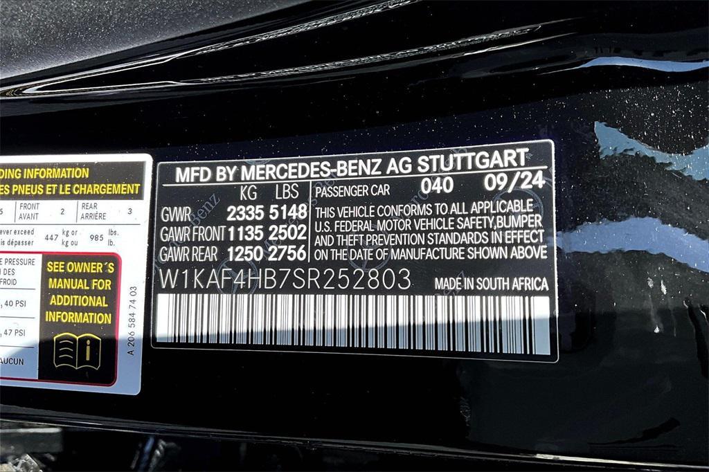 new 2025 Mercedes-Benz C-Class car, priced at $52,050