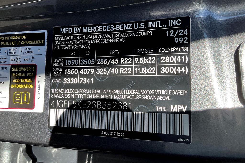 new 2025 Mercedes-Benz GLS 450 car, priced at $107,785
