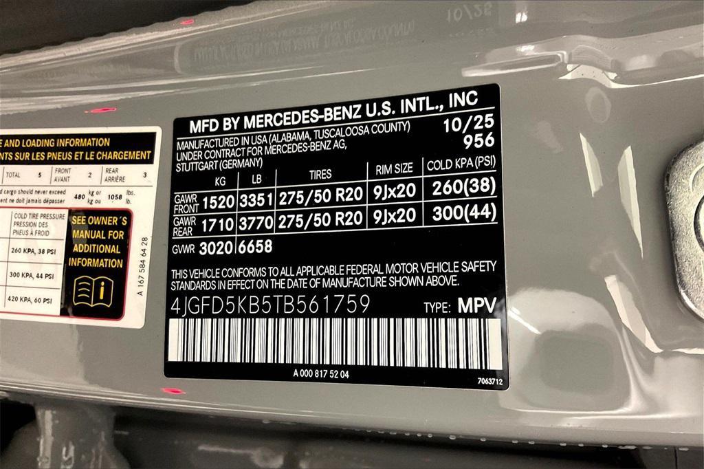 new 2026 Mercedes-Benz GLE 450 car, priced at $96,885