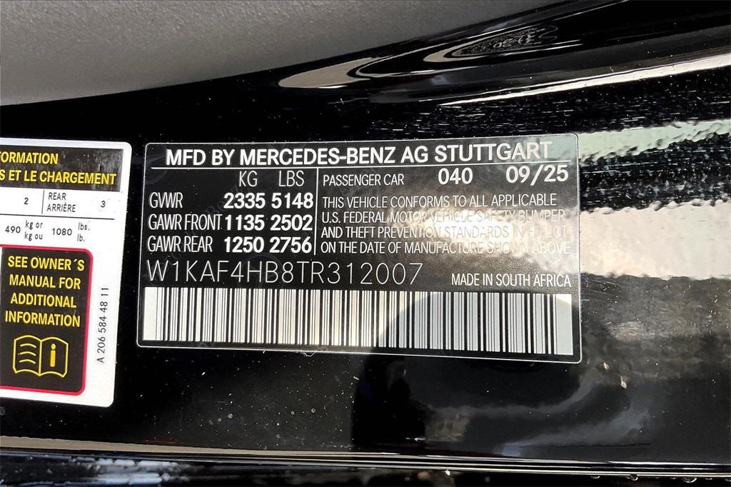 new 2026 Mercedes-Benz C-Class car, priced at $54,630