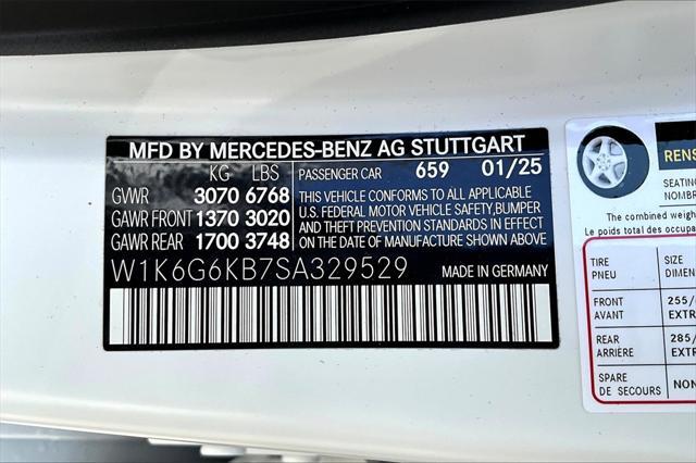 new 2025 Mercedes-Benz S-Class car, priced at $140,115