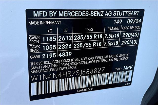 new 2025 Mercedes-Benz GLA 250 car, priced at $48,495