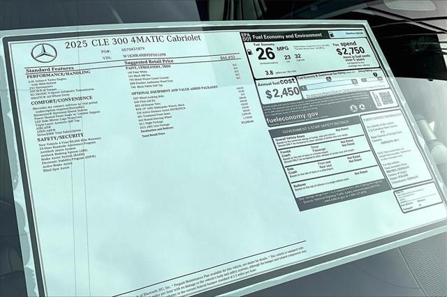 new 2025 Mercedes-Benz CLE 300 car, priced at $72,945