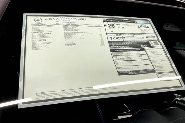 new 2025 Mercedes-Benz GLC 300 car, priced at $67,105