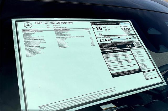 new 2025 Mercedes-Benz GLC 300 car, priced at $58,265