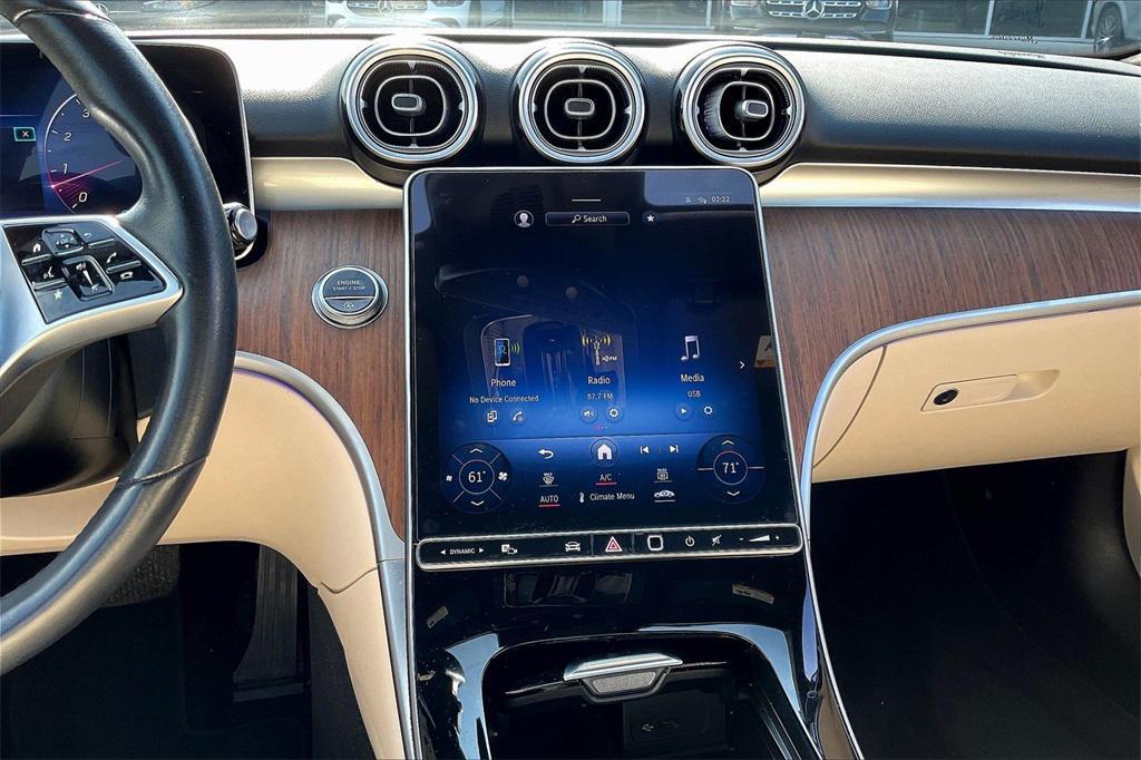 used 2022 Mercedes-Benz C-Class car, priced at $35,879