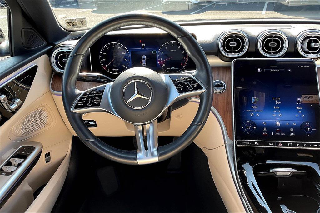 used 2022 Mercedes-Benz C-Class car, priced at $35,879