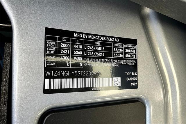 new 2025 Mercedes-Benz Sprinter 2500 car, priced at $79,654