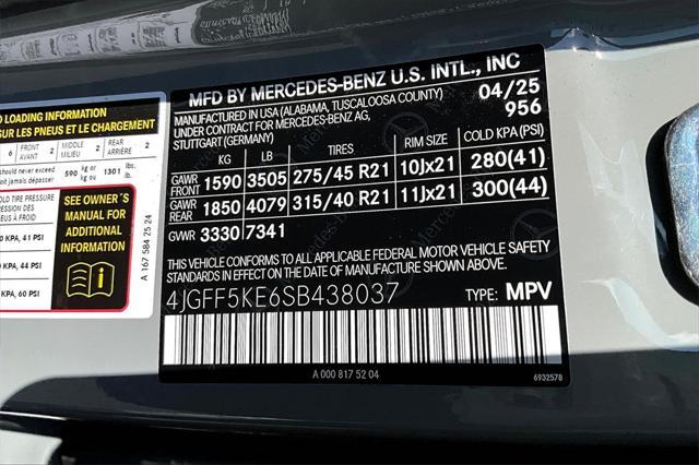 new 2025 Mercedes-Benz GLS 450 car, priced at $93,345