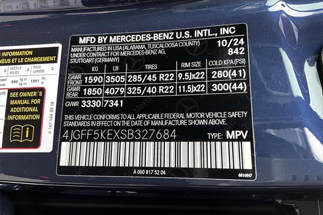 new 2025 Mercedes-Benz GLS 450 car, priced at $104,110