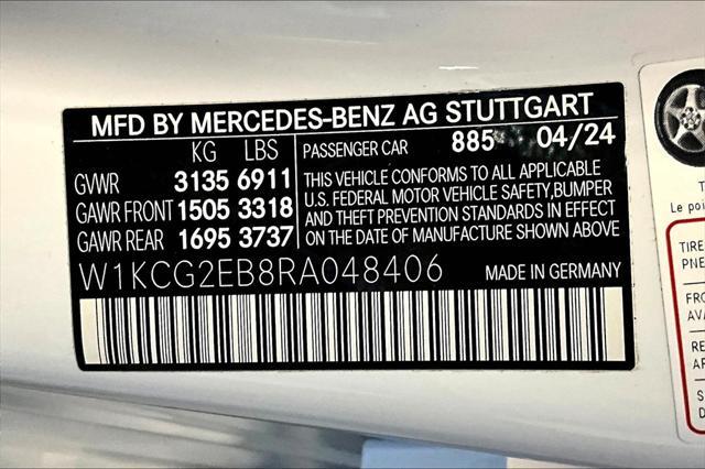 new 2024 Mercedes-Benz EQS 450 car, priced at $128,870