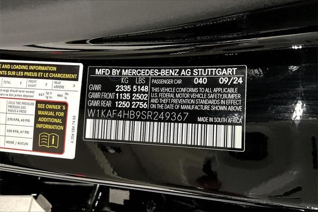 new 2025 Mercedes-Benz C-Class car, priced at $53,050