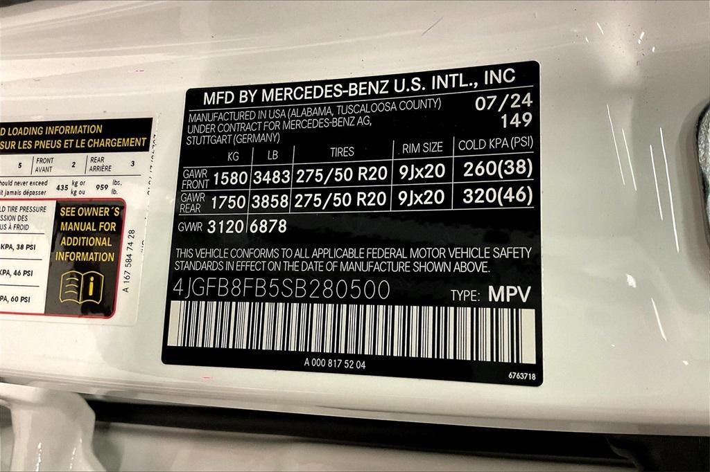 new 2025 Mercedes-Benz GLE 580 car, priced at $94,115