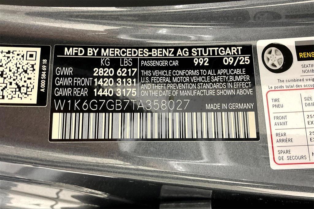 new 2026 Mercedes-Benz S-Class car, priced at $144,910