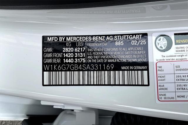 new 2025 Mercedes-Benz S-Class car, priced at $143,950