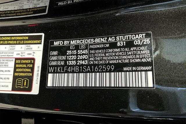new 2025 Mercedes-Benz E-Class car, priced at $73,830