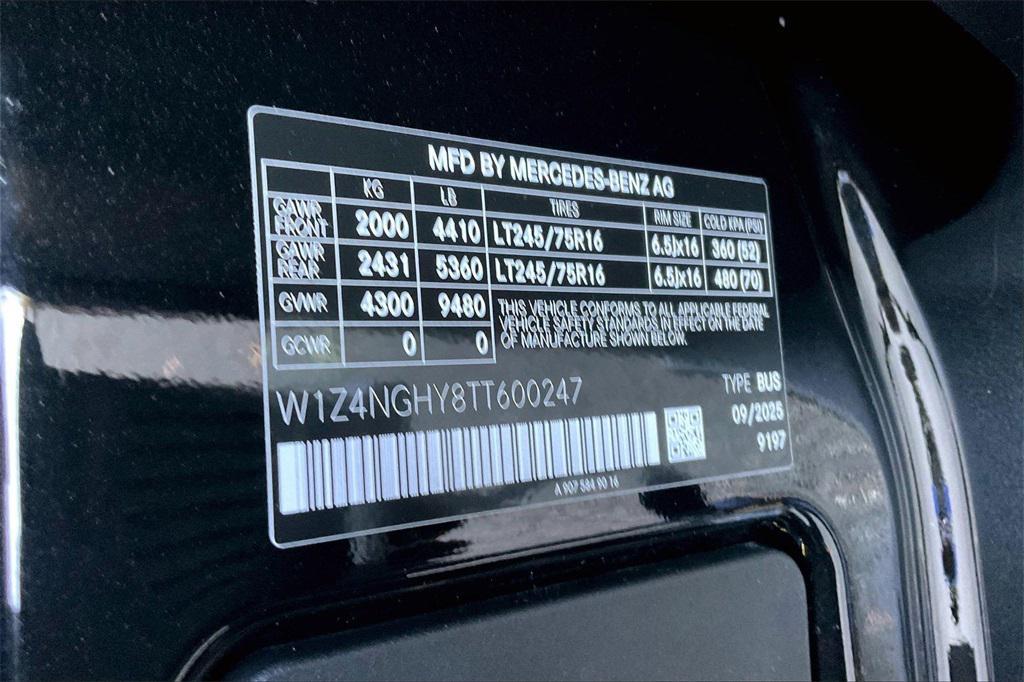 new 2026 Mercedes-Benz Sprinter 2500 car, priced at $86,175