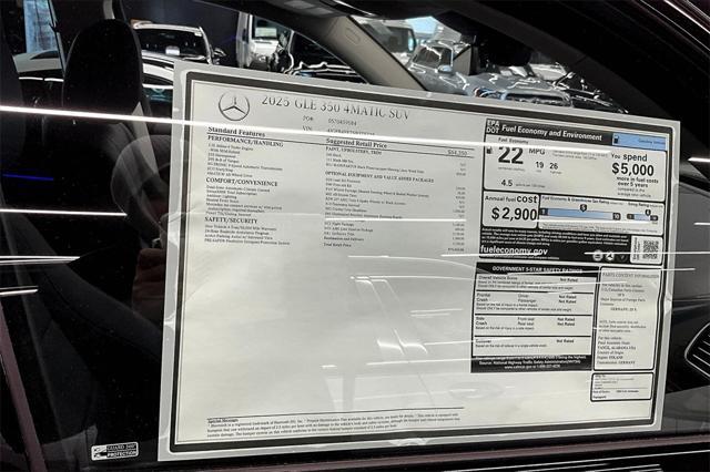 new 2025 Mercedes-Benz GLE 350 car, priced at $75,655