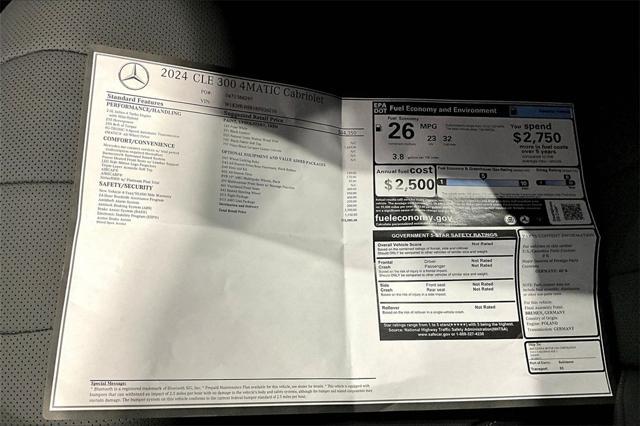 new 2024 Mercedes-Benz CLE 300 car, priced at $72,985