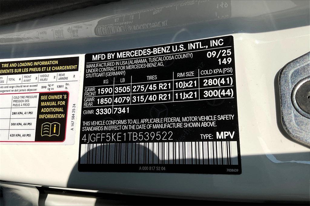 new 2026 Mercedes-Benz GLS 450 car, priced at $92,365
