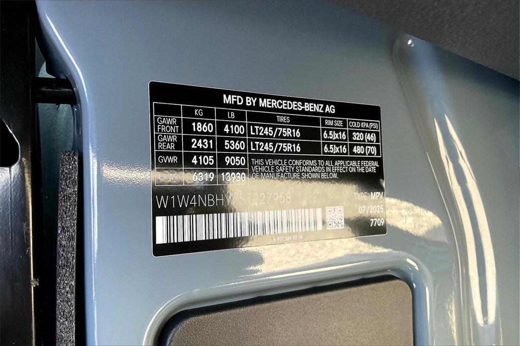 new 2025 Mercedes-Benz Sprinter 2500 car, priced at $65,400