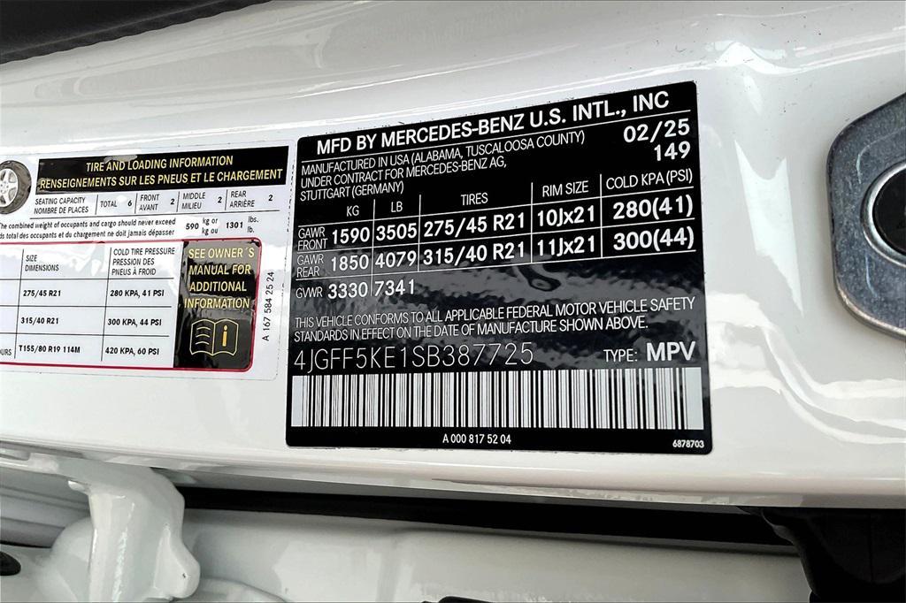 new 2025 Mercedes-Benz GLS 450 car, priced at $99,100