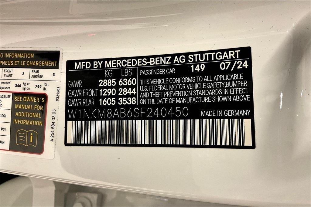 new 2025 Mercedes-Benz AMG GLC 63 car, priced at $87,200