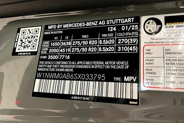 new 2025 Mercedes-Benz G-Class car, priced at $188,100