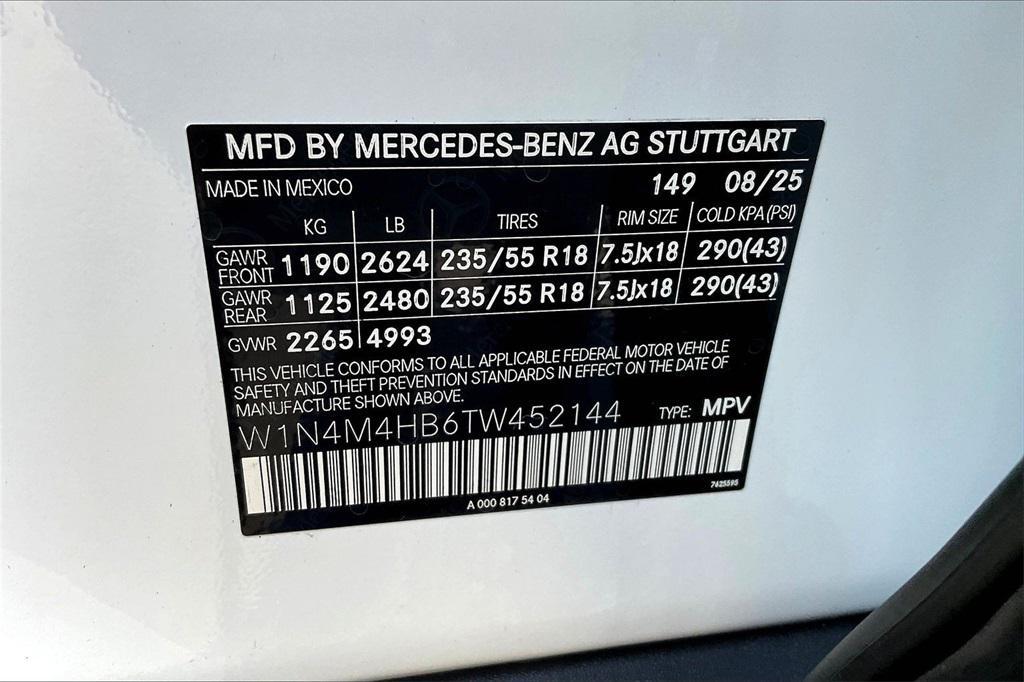 new 2026 Mercedes-Benz GLB 250 car, priced at $51,815