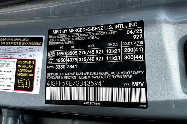 new 2025 Mercedes-Benz GLS 450 car, priced at $101,355