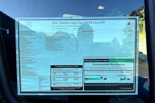 new 2025 Mercedes-Benz Sprinter 3500XD car, priced at $79,436