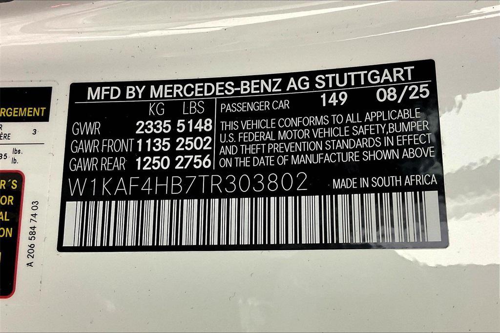 new 2026 Mercedes-Benz C-Class car, priced at $55,920