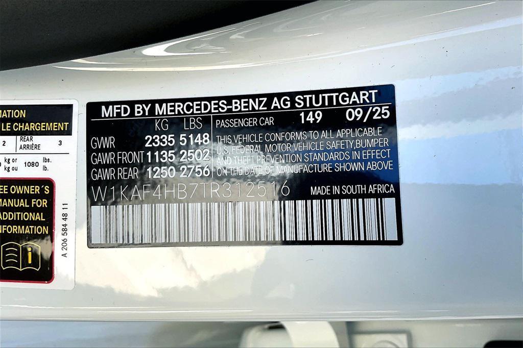 new 2026 Mercedes-Benz C-Class car, priced at $53,435