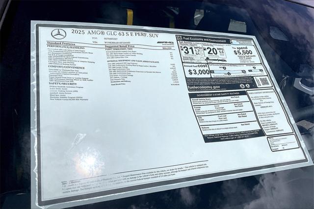 new 2025 Mercedes-Benz AMG GLC 63 car, priced at $119,920