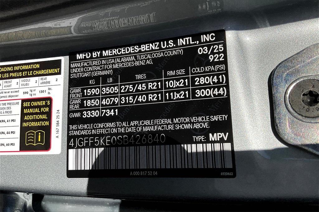 new 2025 Mercedes-Benz GLS 450 car, priced at $95,365