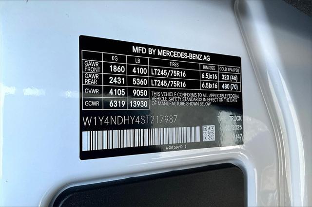 new 2025 Mercedes-Benz Sprinter 2500 car, priced at $68,472