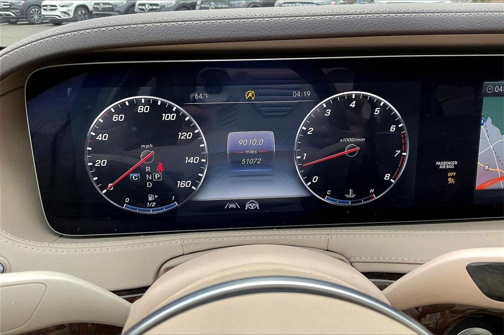 used 2020 Mercedes-Benz S-Class car, priced at $49,879
