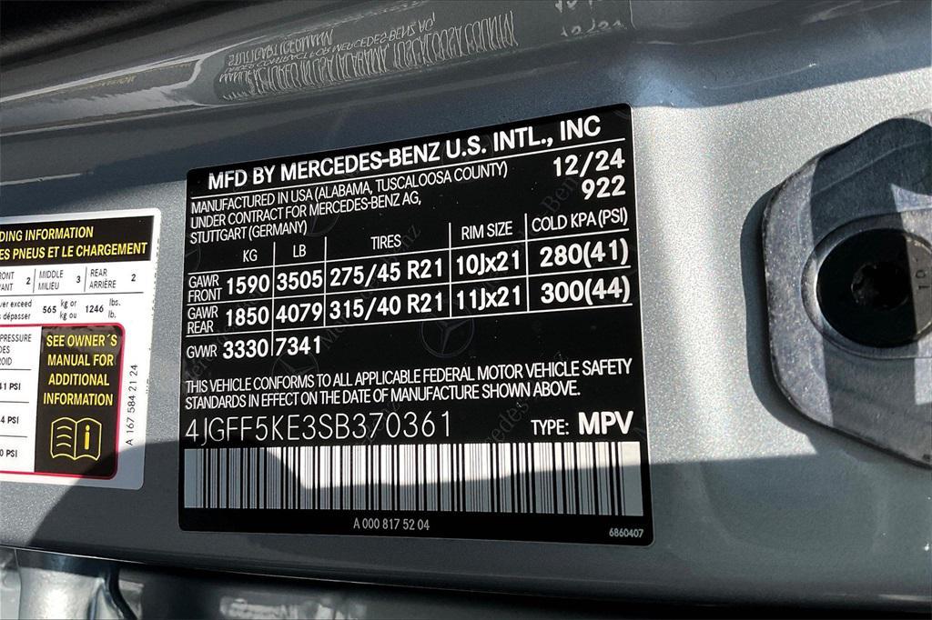 new 2025 Mercedes-Benz GLS 450 car, priced at $95,025
