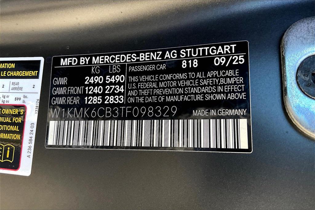 new 2026 Mercedes-Benz AMG CLE 53 car, priced at $106,715