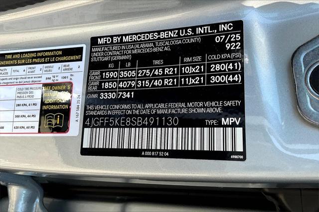 new 2025 Mercedes-Benz GLS 450 car, priced at $97,630