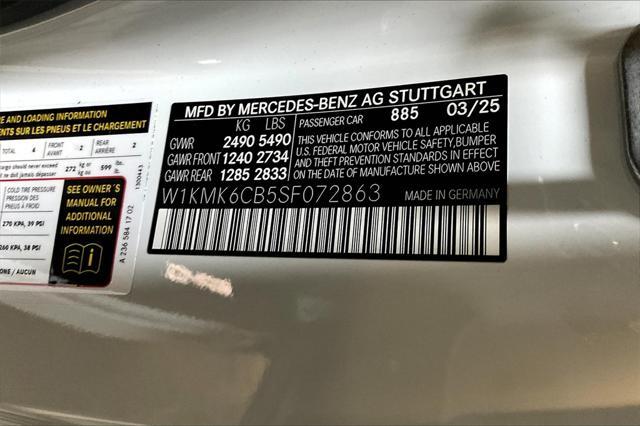 new 2025 Mercedes-Benz AMG CLE 53 car, priced at $86,335