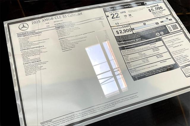new 2025 Mercedes-Benz AMG CLE 53 car, priced at $86,335