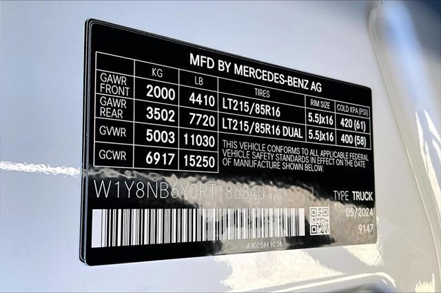 new 2024 Mercedes-Benz Sprinter 3500XD car, priced at $75,028
