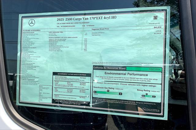 new 2025 Mercedes-Benz Sprinter 2500 car, priced at $67,968