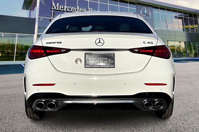 new 2025 Mercedes-Benz AMG C 43 car, priced at $67,300