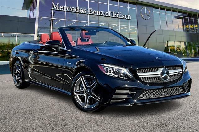 used 2021 Mercedes-Benz AMG C 43 car, priced at $46,995