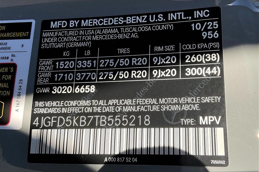 new 2026 Mercedes-Benz GLE 450 car, priced at $93,250