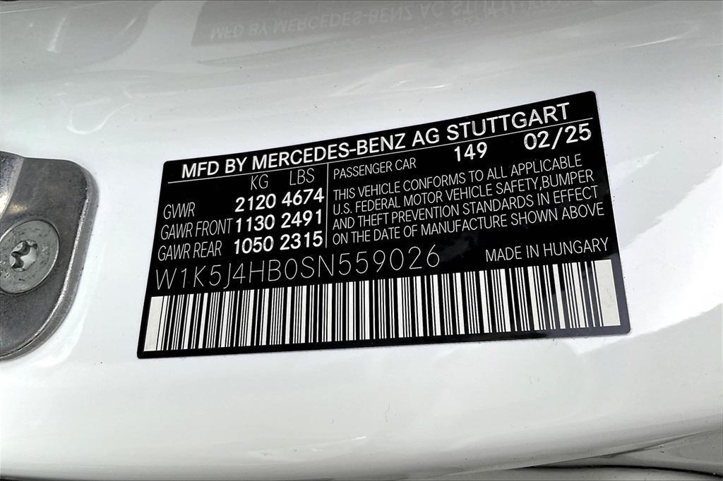 new 2025 Mercedes-Benz CLA 250 car, priced at $48,695